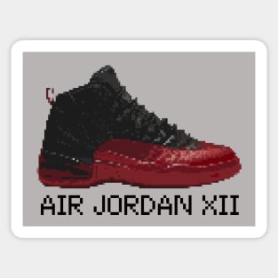 AJ XII - Pixelated art Sticker